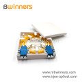 FTTH Mini 2 Ports Fiber Optical Faceplate Socket box